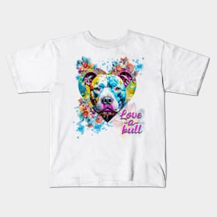 Love-a-bull (acrylics style) Kids T-Shirt